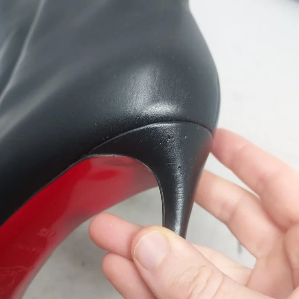 CHRISTIAN LOUBOUTIN Black So Kate Ankle Heel Boot - Picture 8 of 13